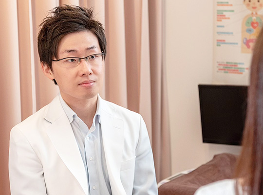 患者に優しく寄り添う院長